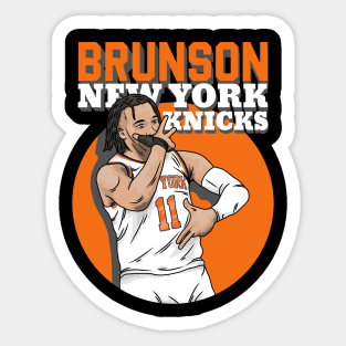 Jalen Brunson Knicks Celebration Sticker